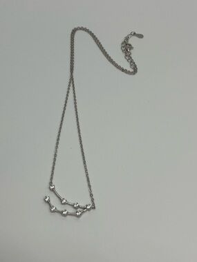 Vintage 925 Sterling Silver Scorpio Constellation Necklace